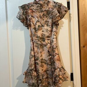 Floral Ruffle Dress